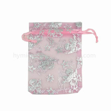 Super fine fashionable wedding used beautiful organza pouch with high quality